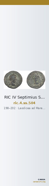 RIC IV Septimius Severus 504 — CANOA