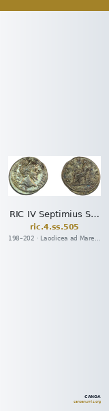 RIC IV Septimius Severus 505 — CANOA