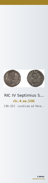 RIC IV Septimius Severus 506 — CANOA