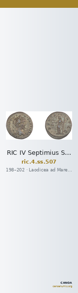 RIC IV Septimius Severus 507 — CANOA