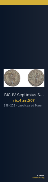 RIC IV Septimius Severus 507 — CANOA