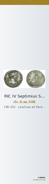 RIC IV Septimius Severus 508 — CANOA