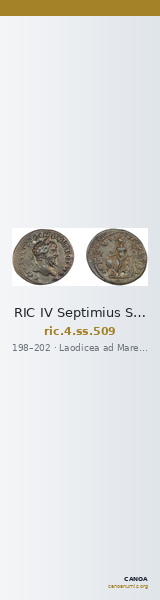 RIC IV Septimius Severus 509 — CANOA