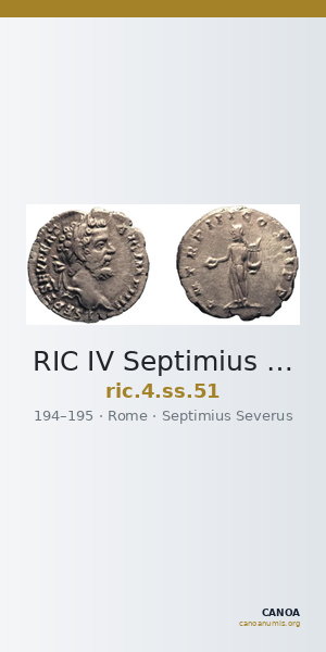 RIC IV Septimius Severus 51 — CANOA