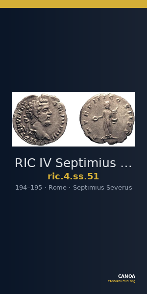 RIC IV Septimius Severus 51 — CANOA