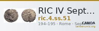 RIC IV Septimius Severus 51 — CANOA
