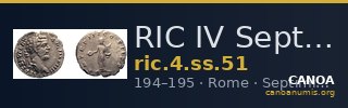 RIC IV Septimius Severus 51 — CANOA