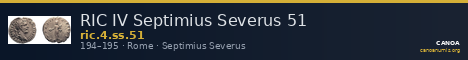 RIC IV Septimius Severus 51 — CANOA