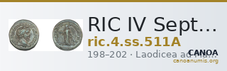 RIC IV Septimius Severus 511A — CANOA