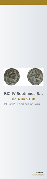 RIC IV Septimius Severus 513B — CANOA