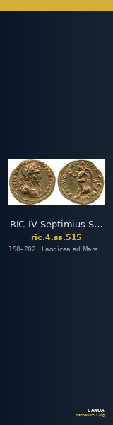 RIC IV Septimius Severus 515 — CANOA