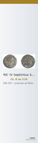 RIC IV Septimius Severus 516 — CANOA