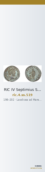 RIC IV Septimius Severus 519 — CANOA