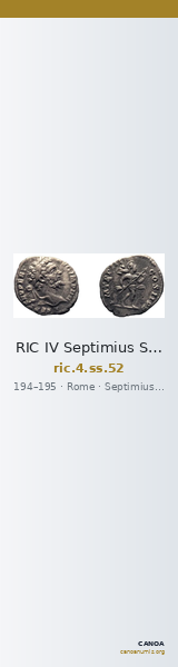 RIC IV Septimius Severus 52 — CANOA