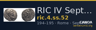 RIC IV Septimius Severus 52 — CANOA
