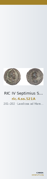 RIC IV Septimius Severus 521A — CANOA
