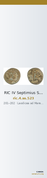 RIC IV Septimius Severus 523 — CANOA