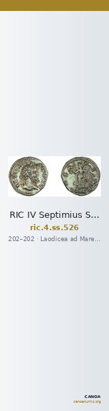 RIC IV Septimius Severus 526 — CANOA