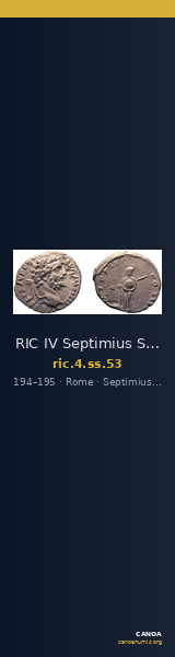RIC IV Septimius Severus 53 — CANOA