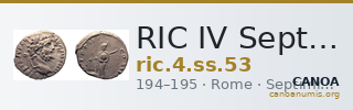 RIC IV Septimius Severus 53 — CANOA
