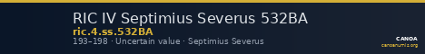 RIC IV Septimius Severus 532BA — CANOA