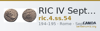 RIC IV Septimius Severus 54 — CANOA