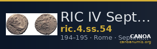 RIC IV Septimius Severus 54 — CANOA