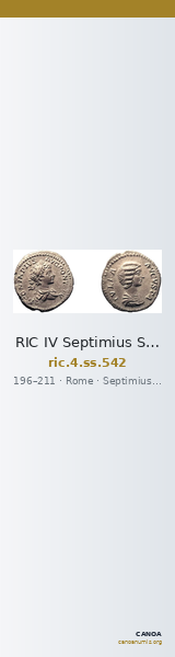 RIC IV Septimius Severus 542 — CANOA