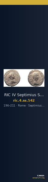 RIC IV Septimius Severus 542 — CANOA