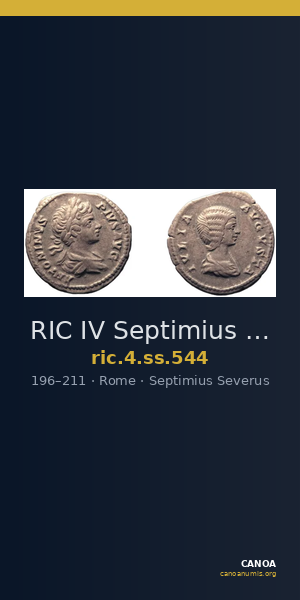 RIC IV Septimius Severus 544 — CANOA