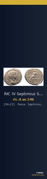 RIC IV Septimius Severus 546 — CANOA