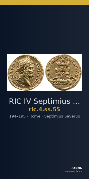 RIC IV Septimius Severus 55 — CANOA