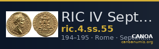 RIC IV Septimius Severus 55 — CANOA
