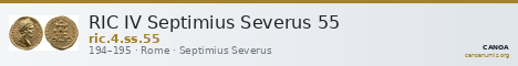 RIC IV Septimius Severus 55 — CANOA
