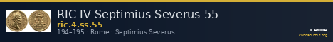 RIC IV Septimius Severus 55 — CANOA