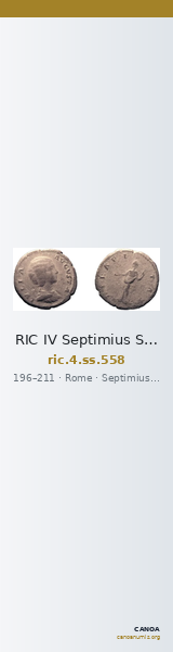 RIC IV Septimius Severus 558 — CANOA