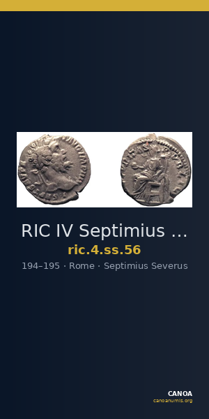 RIC IV Septimius Severus 56 — CANOA