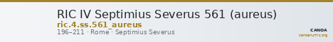 RIC IV Septimius Severus 561 (aureus) — CANOA