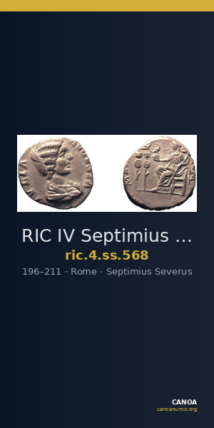 RIC IV Septimius Severus 568 — CANOA