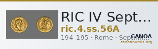 RIC IV Septimius Severus 56A — CANOA
