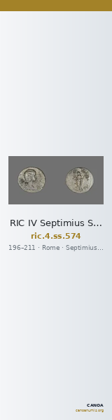 RIC IV Septimius Severus 574 — CANOA