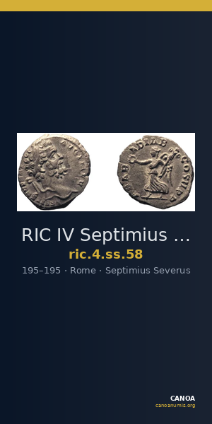 RIC IV Septimius Severus 58 — CANOA