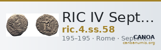 RIC IV Septimius Severus 58 — CANOA