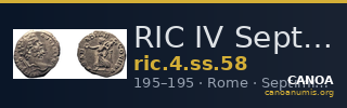 RIC IV Septimius Severus 58 — CANOA