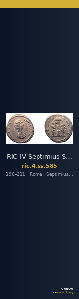 RIC IV Septimius Severus 585 — CANOA