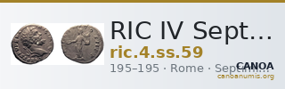 RIC IV Septimius Severus 59 — CANOA