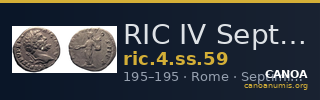 RIC IV Septimius Severus 59 — CANOA
