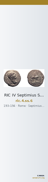 RIC IV Septimius Severus 6 — CANOA