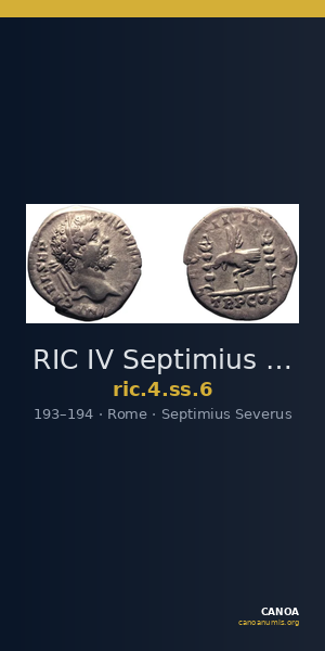 RIC IV Septimius Severus 6 — CANOA