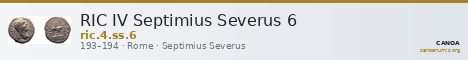 RIC IV Septimius Severus 6 — CANOA